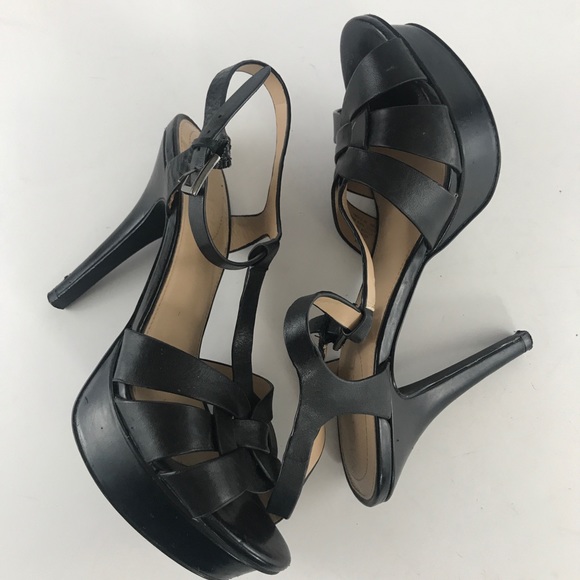 Michael heels shoes size 8 upper leather - Picture 2 of 7